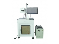 3瓦紫外激光打标机 红酒瓶高脚杯LOGO激光喷码机雕刻机图1