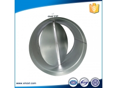 厂家直销镀锌板按扣式手动风阀 梅花式手动风阀 圆形电动风阀图2