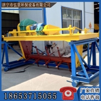 翻粪机哪种好-猪粪牛粪发酵槽式翻抛机厂家报价